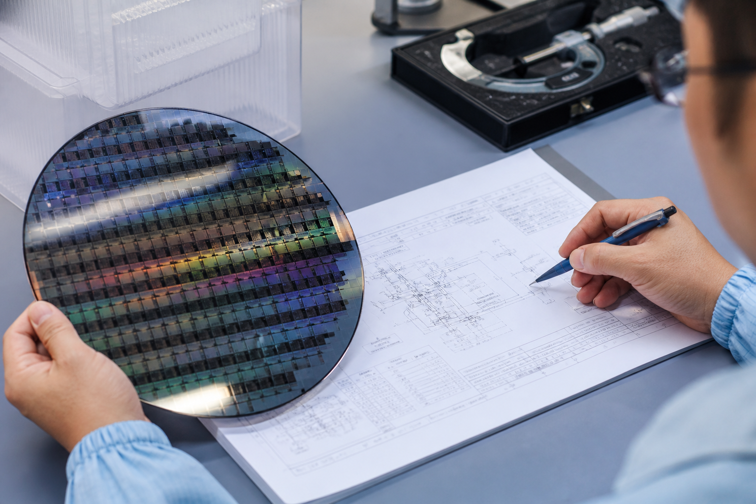 Engineering review of semiconductor design