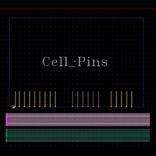 SKILLCAD Connect command — cell pin alignment and routing connection